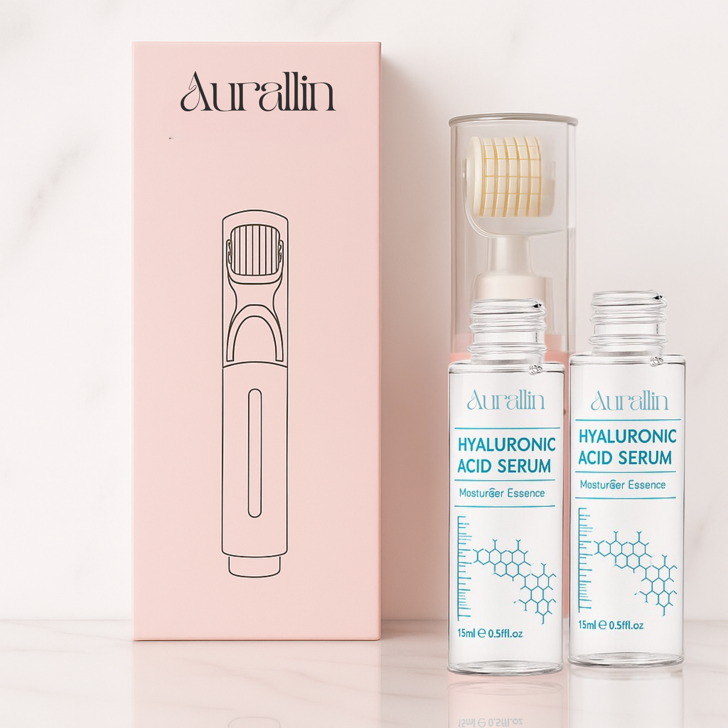 Aurallin™ Lip Plumper Kit – Repulpeur de Lèvres avec Acide Hyaluronique
