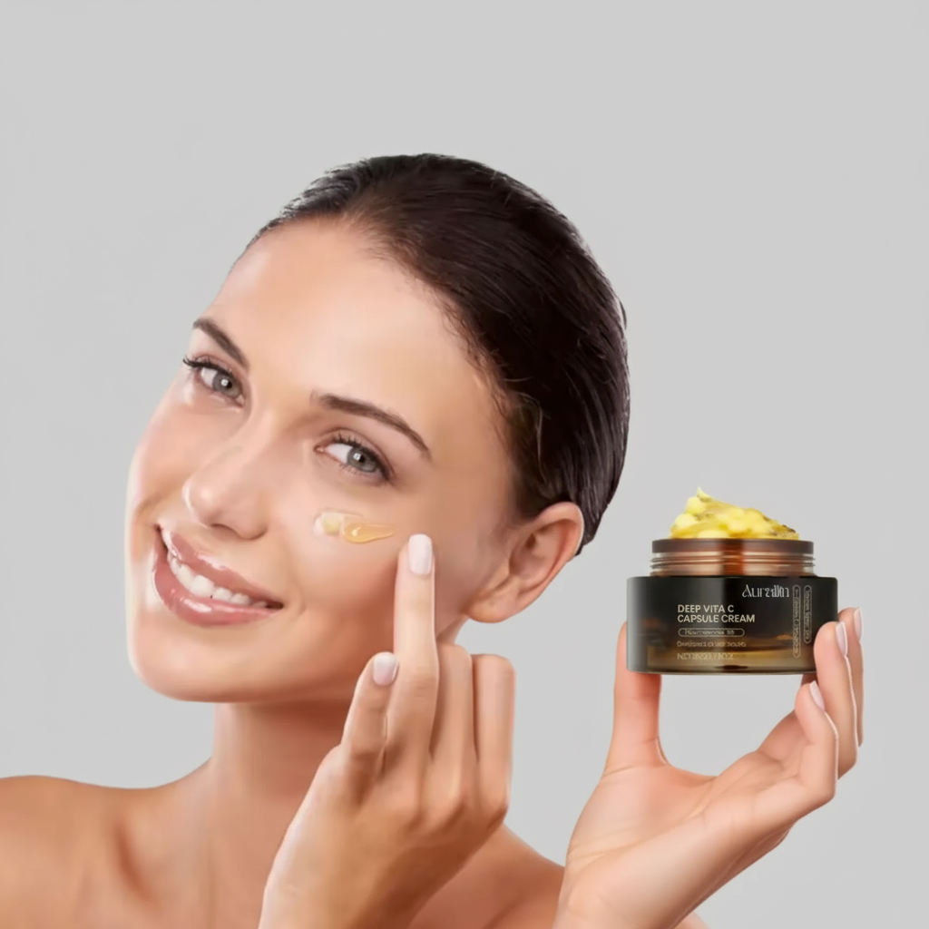 Crème Capsules Vitamine C & Niacinamide – Teint Éclatant